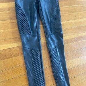 SPANX Moto Faux Leather Leggings